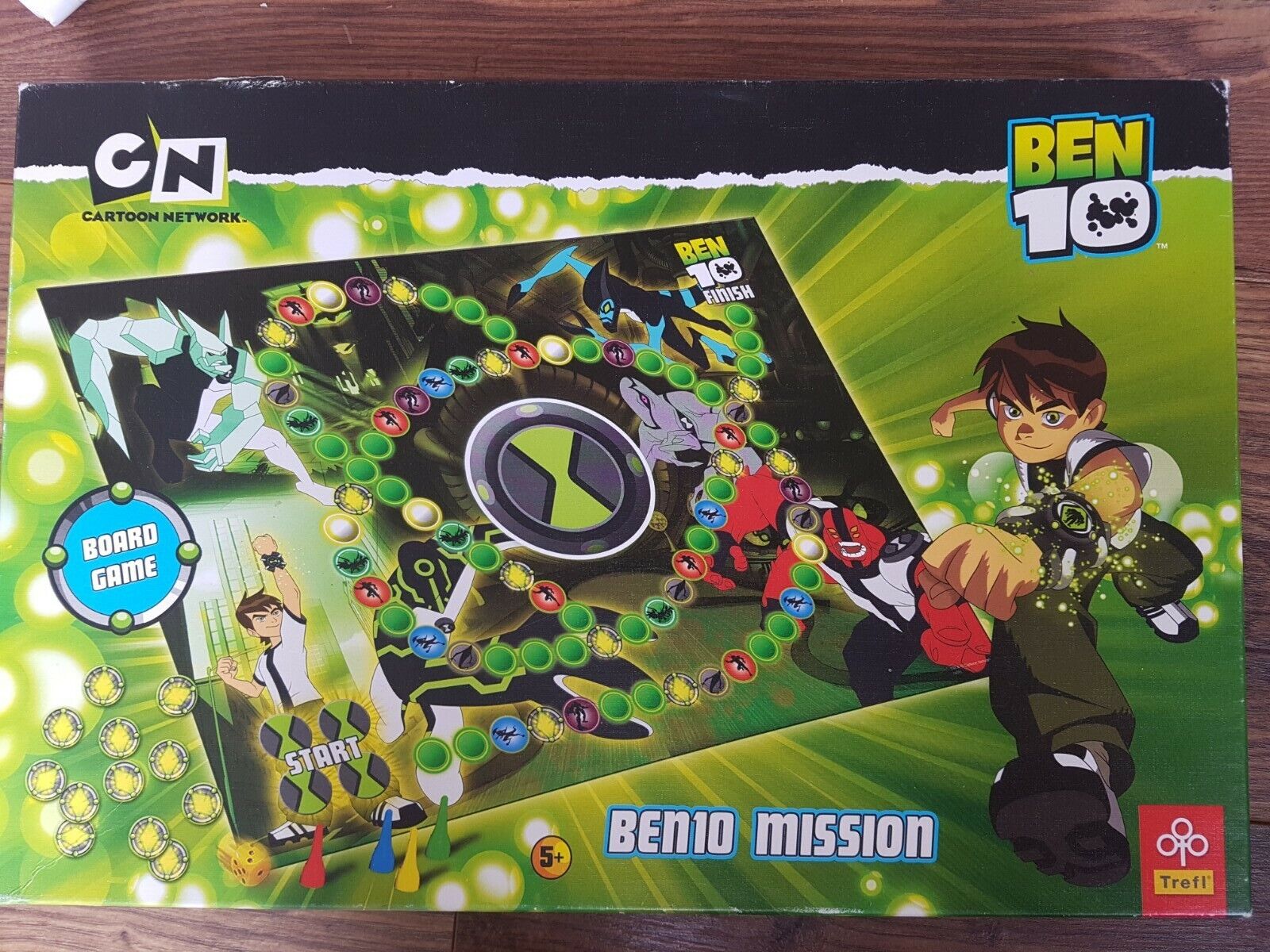 BNIB Ben 10 Mission Board Game Cartoon Network Exciting Adventure Gift Set