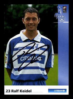 Ralf Keidel autograph card MSV Duisburg 2000-01 original signed + A 70741