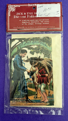 Jack & The Beanstalk Die-Cut Fold Out Panorama 1986 VTG Shackman Collection SALE