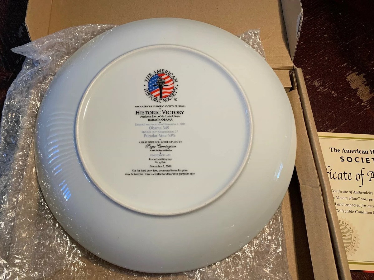 Barack Obama Historic Victory Commemorative Collectible