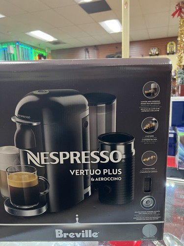 Nespresso - VertuoPlus Deluxe Titan 