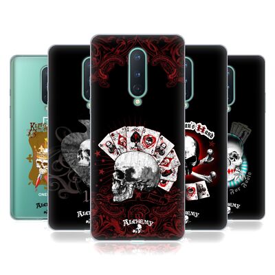 OFFIZIELLE ALCHEMY GOTHIC SCHAEDEL UND KARTEN GEL HUELLE FÜR AMAZON ASUS ONEPLUS