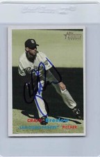 2006 Topps Heritage #362 Craig Breslow Padres Signed Auto *H236