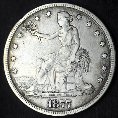 1877-P Trade Dollar 420 Grains .900 Fine Silver $1 - COINGIANTS