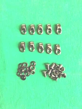 LACE-THROUGH BOOT LACE HOOKS - REPAIR/CAMP/HIKE/CLIMB/HUNT - HEAVY DUTY