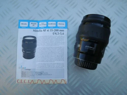 Minolta Zoom Lens Camera Lenses