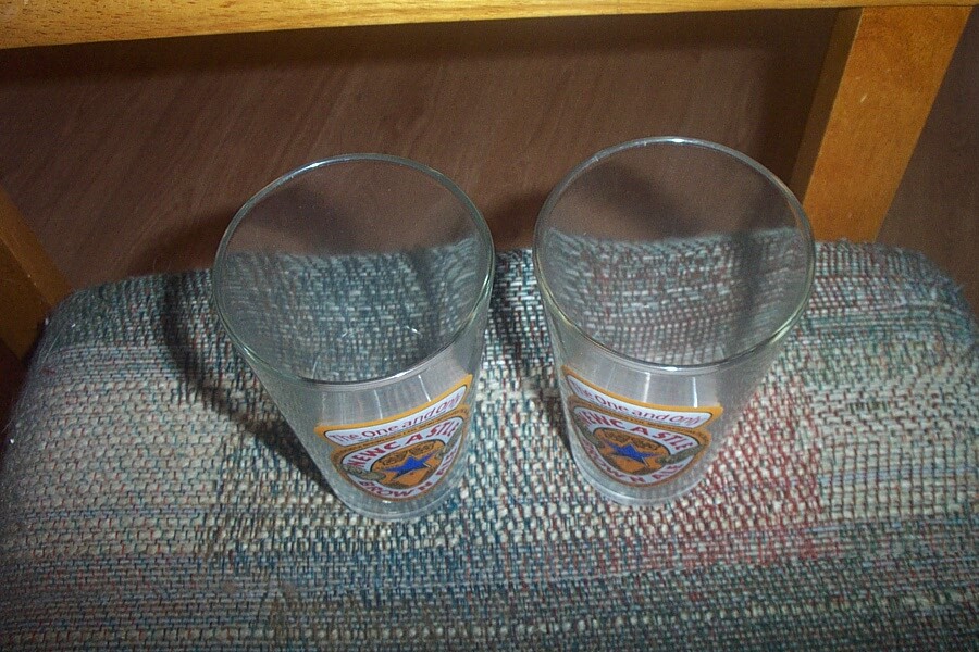 BRAND NEW Newcastle Brown Ale Beer The One and Only Glass Set Of 2 Glasses eBay