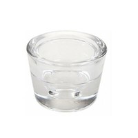 Klarer Glas Teelichthalter / Kerzenhalter - Rund