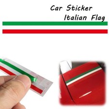 40 x 1.2cm Italy Flag Sticker Emblem Badge Decoration For Italian Car Bike Truck