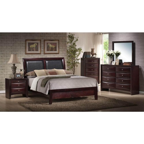 Unbranded Chest Of Drawers 49"Hx32"Wx17"D Wood 132-Lb 5-Drawer Mahogany Chest - Picture 8 of 8