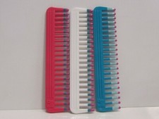 Hair Comb Volume II For Short To Medium Length Hair Lot of 3 Assorted Color
