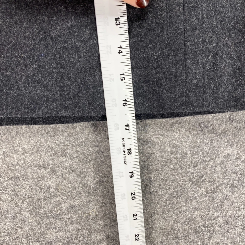 J. Crew Skirt Women 12 Gray A-Line Short Zipper Wool Lined Mid Rise Casual Solid - Image 4 of 4