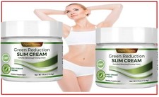 2 REDUCE SLIM CREAM GREEN REDUCER CREMA 8 Oz FAT BURNER WEIGHT LOSS HOT