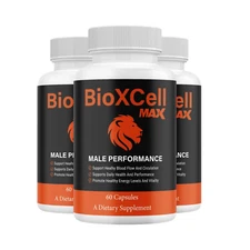 3-Pack BioXCell Male Capsules - Bio X Cell for Male Performance - 180 Capsules