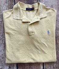 POLO RALPH LAUREN BIG  TALL POLO SHIRT YELLOW MENS SIZE 2XB GREAT CONDITION