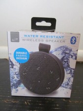 iLive ISBW8B Water Resistant Wireless Speaker with Durable Fabric Design