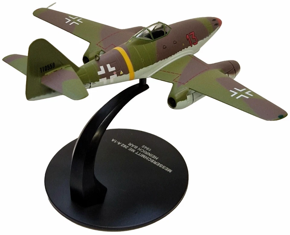 Messerschmitt ME 262 A-1A,Heinrich Bar, 1945, 1:72 Scale Diecast Model (JR02) - Image 3 of 4