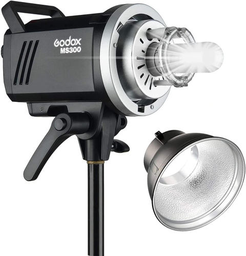 MS300 Monoluce Flash da Studio Wireless 300W con Lampada Modellismo 150W - Foto 3 di 9