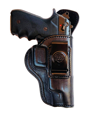 Max Carry Premium Black Leather IWB Gun Holster for Beretta 92FS/92X/M9A3/M9A4