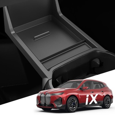 For BMW iX Lower Console Tray - Compatible with 2022-2026 BMW iX Center Conso...