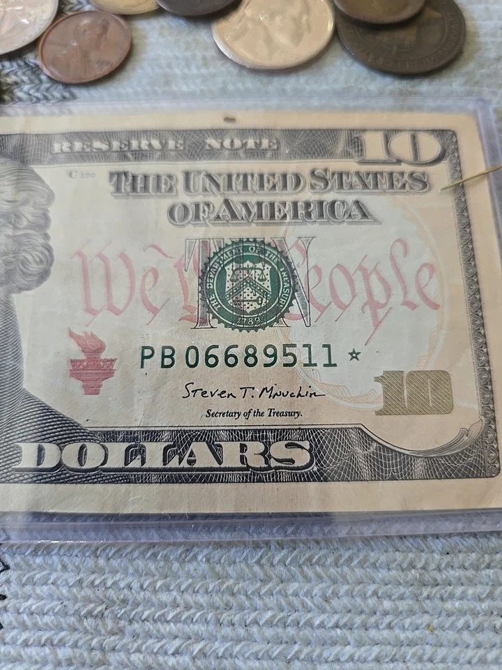 2017 A 10 Dollar Bill Star Note, B2 - Image 3 of 3