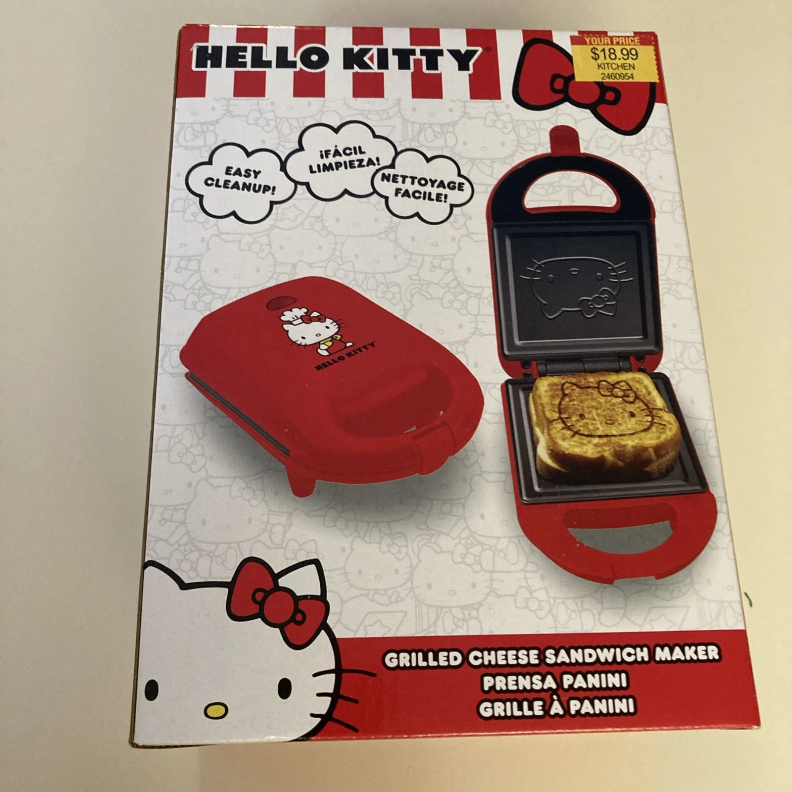 Hello Kitty Grilled Cheese Sandwich Maker. New In Box.
Opens in a new window or tab