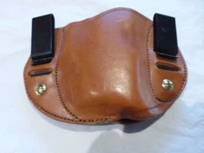 Rob Leahy Simply Rugged RH IWB Tan Leather Holster for Wilson Combat EDX