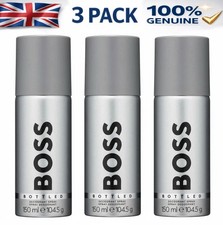 3x Hugo Boss Bottled Deodorant Spray 150ml - 100% Genuine - Brand New -Fast Post