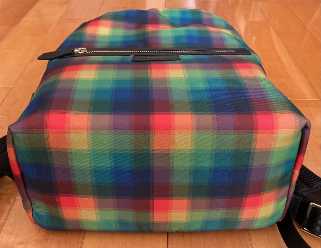 Paul Smith Multicolor Checkered Backpack, Women's… - image 6