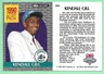1990-91 Hoops Basketball Kendall Gill RC #394 Charlotte Hornets👍
