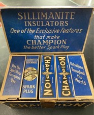 NOS Antique  CHAMPION SPARK PLUG BOX  7  18mm...