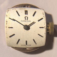 OMEGA Donna Calibro 484 - Movimento Funziona + Quadrante- Solo Per Ricambi.