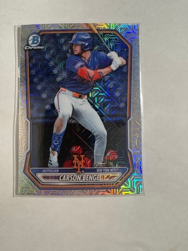 2026 Bowman Carson Benge Mojo Refractor New York Mets #BCP-11