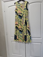 Max A Line Floral Dress Boho Made In India Sx Medium