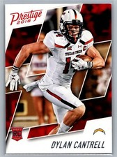 Dylan Cantrell #276, Rookie, Los Angeles Chargers, 2018 Panini Prestige