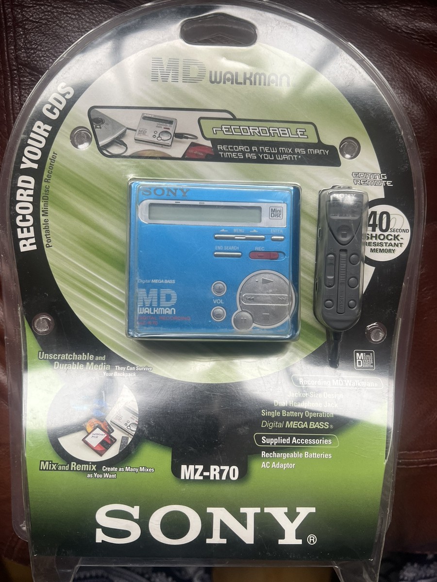 Sony MZ-R70 MD Walkman Portable MD Recorder | eBay