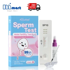 1 x Accufast Sperm Test Kit For Male Pregnancy Preparation Sperm Count Test