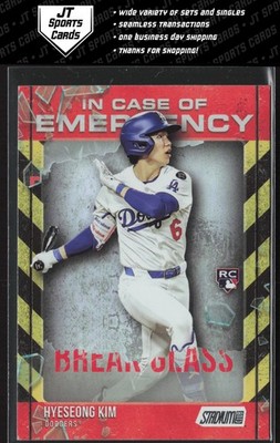 2025 Topps Stadium Club Hyeseong Kim ICE-18 RC In Case of