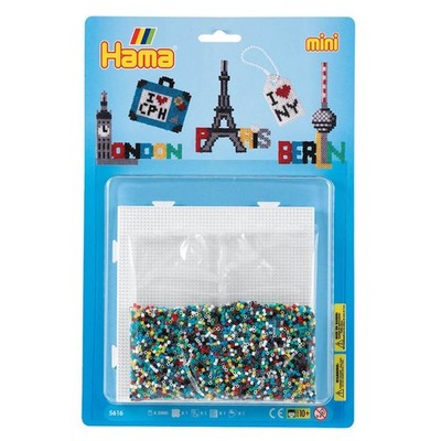 Hama Blister Mini Bügelperlen Set - Metropolen