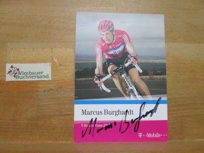 Original Autogramm Marcus Burghardt Radsport T Mobile /// Autogramm Autograph si