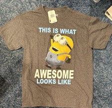 Despicable Me Official T-Shirt Youth Size Large Brand New W/tags  2017 