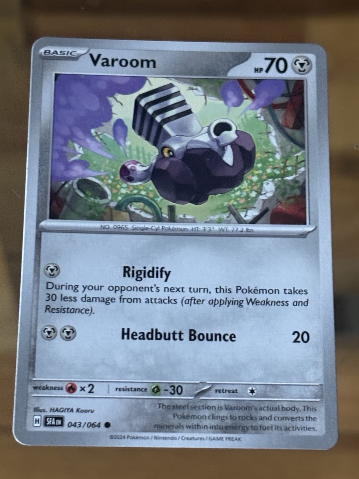 Varoom 043/064 Sv: Shrouded Fable Regular Pokemon Card Buy 2 Get 1 Free