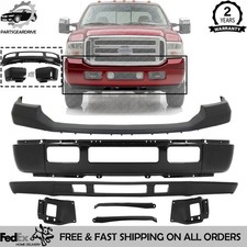 New Front Bumper Primed Kit Brackets For 2005-2007 Ford F-250 F-350 Super Duty
