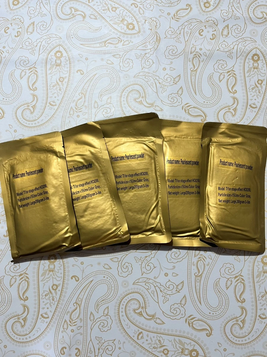 5 sobres de recarga de polvo brillante exterior 200gr - Fuentes de luz fría.