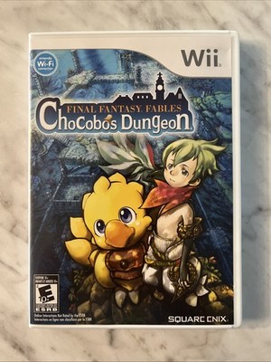 Final Fantasy Fables: Chocobo's Dungeon (Nintendo Wii, 2008) CIB Complete!