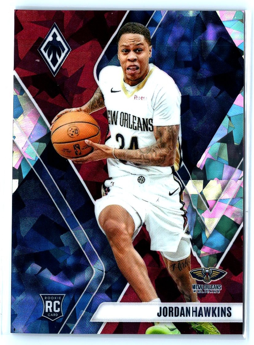 2023-24 Panini Phoenix #254 Jordan Hawkins Phoenix Maroon Ice #/275