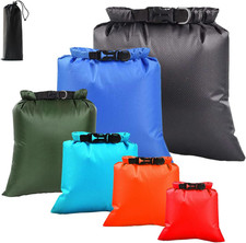 6PCS Wet Dry Bag Set   Waterproof Bags for Swimming  Beach, Lightweight Water P