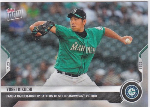 2021 Topps Now 549 Yusei Kikuchi