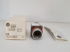 ALLEN BRADLEY 800MR-QB24S PUSH BUTTON ILLUMINATED 24V W/O LENS SERIES D NIB