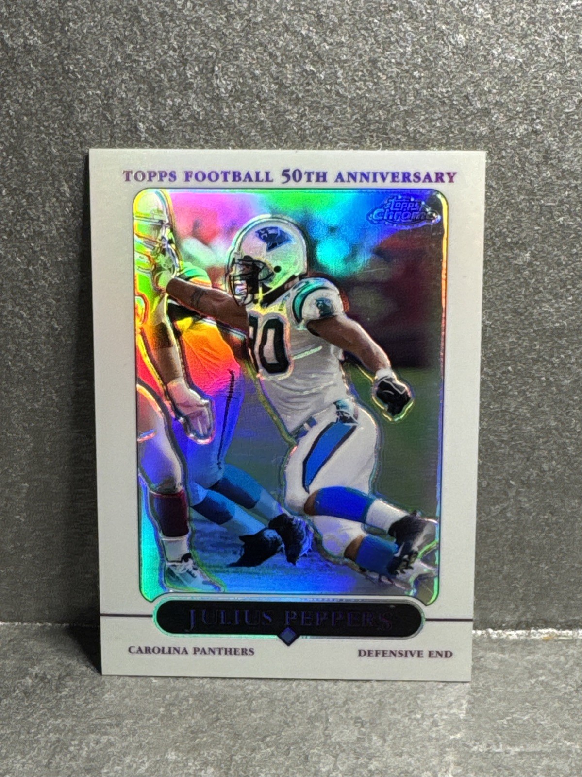 2005 Topps Chrome - Julius Peppers #25 Refractor